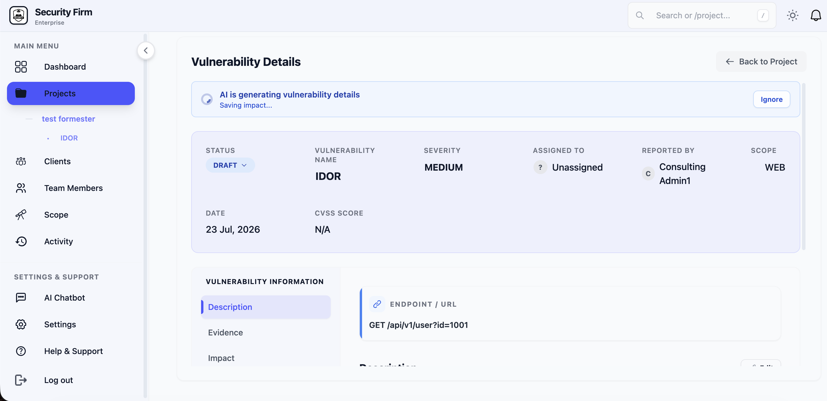 AI Vulnerability Generator